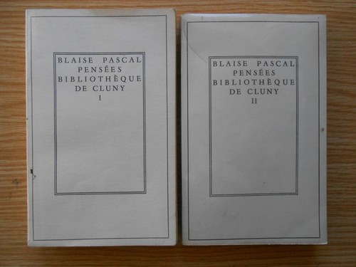 Blaise pascal pensées - pascal,
