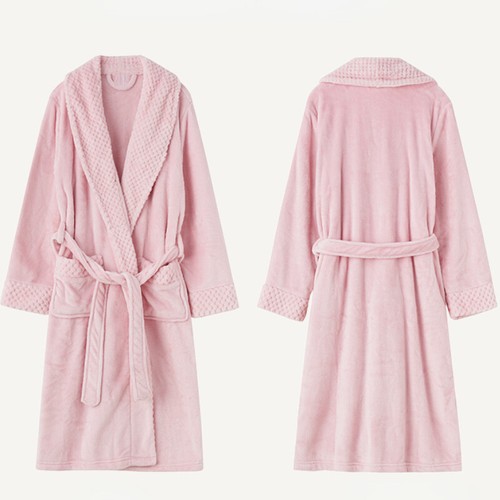 Femmes flanelle peignoir robe - flanelle,