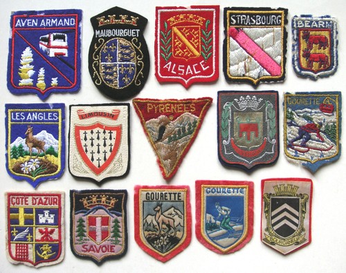Lot anciens ecussons - lot, 15