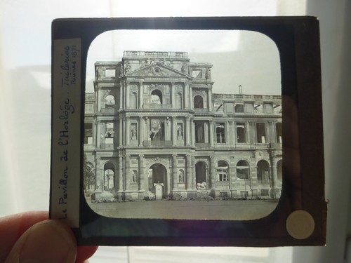 Ruines paris 1871 pavillon - paris,
