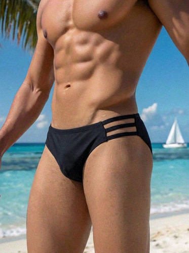 New men sexy black open - men's,