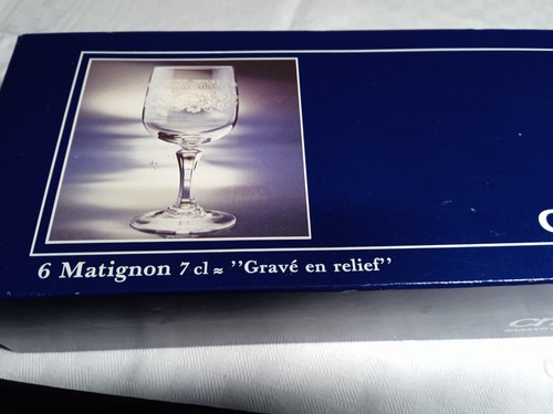 Coffret verres vin en - 6, à
