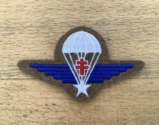 COMMANDO DE FRANCE INSIGNE TISSU PARACHUTISTE REPRO NEUF