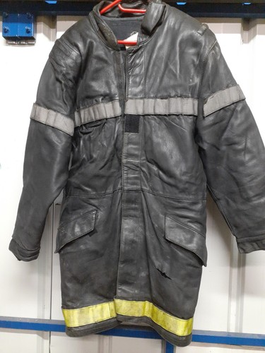 Veste cuir pompier - veste,