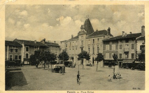 Carte poncin place bichat - poncin,