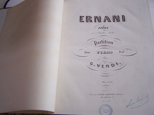 Livre partitions des - livre, de