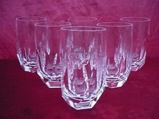 6 Verres En Cristal Nobles, Nachtmann, Décor : Alexandra