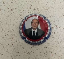 capsule de champagne MIGNON Pierre CHIRAC Président 1995-2007 ctr bleu NEWS