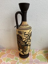 Ancien Vase Amphore Grec Dieu