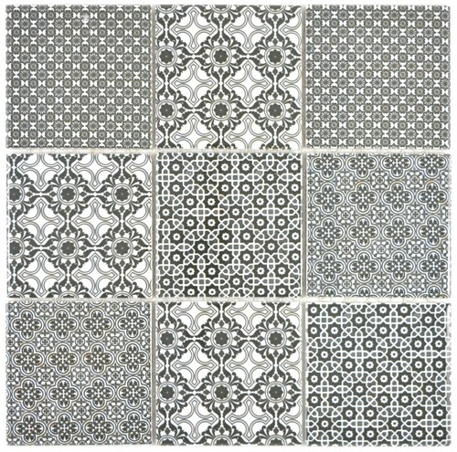 Mosaïque céramique noir - céramique,
