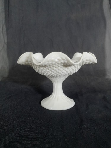 Opaline glass cup molded milk - glass, cup,
