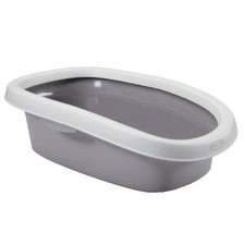 Bac a litière sprint 20, gris pierre 39 x 58 x 17 h  pour chat