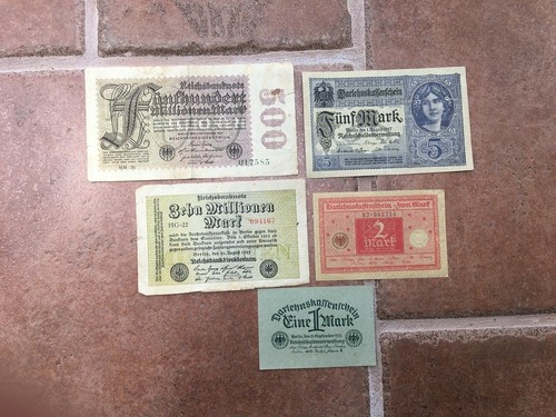Vieux billets banque - vieux, de