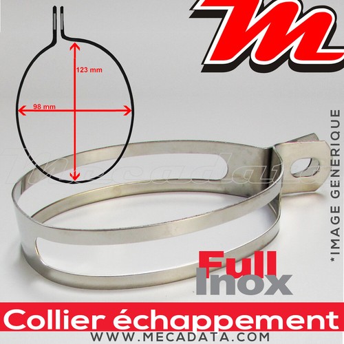 Collier fixation oval - collier,