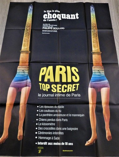 Paris top secret affiche - paris,