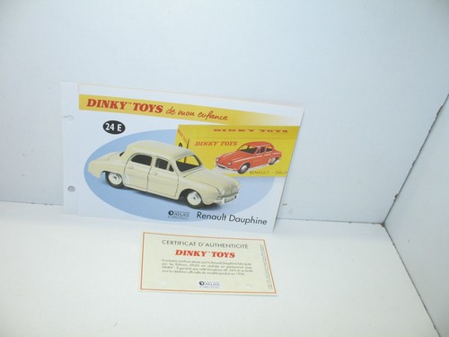 Fiche certif dinky toys - fiche,