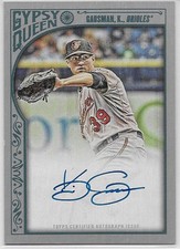 2015 15 TOPPS GYPSY QUEEN BASEBALL KEVIN GAUSMAN SILVER SP RC AUTO 47/50