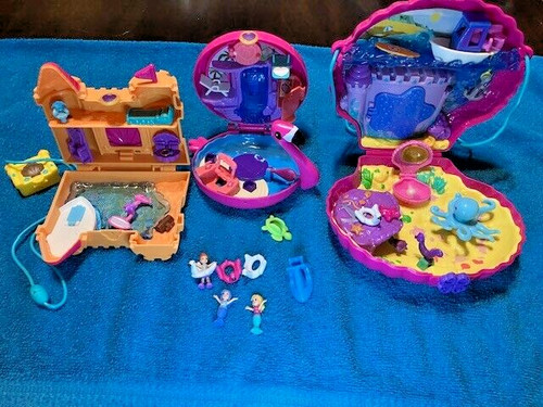 Polly pocket sets with - polly, x3