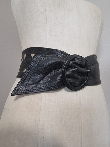 Caroll ceinture cuir noire - :,