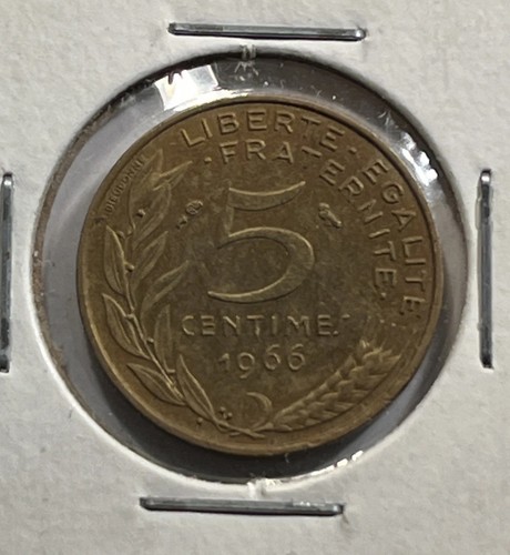 1966 france centimes - 1966, france 5