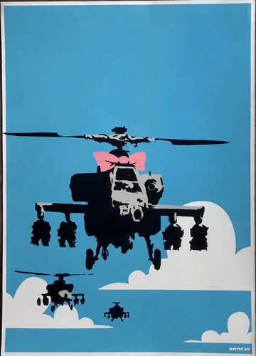 Banksy happy choppers wcp - banksy,