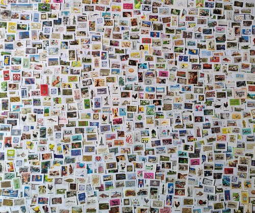 Vrac 1000 timbres differents - 1000,