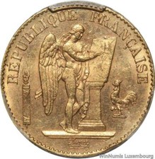 AA889 Rare France 20 Francs