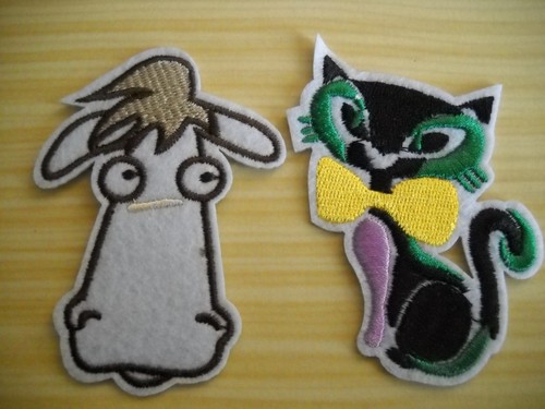 Patch écusson chat vache - écusson, /