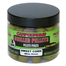 Pellets Percés DRILLED - 80gr - 8mm -  Sweet Corn FUN FISHING Alciumpeche