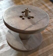 ANCIENNE GROSSE BOBINE BOIS DECO INTÉRIEURE PRESENTOIR BOUTIQUE
