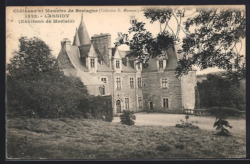 Cpa lannidy châteaux et - lannidy,,