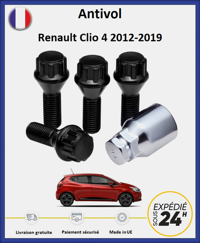 Ecrous antivol roues noir - de,