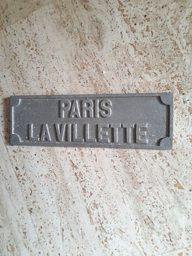 Ancienne plaque locomotive - plaque,