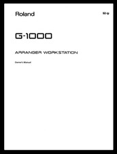 Roland G-1000 Owners Manual