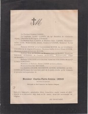 Faire-part décès Docteur