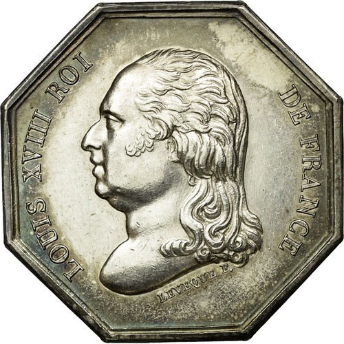 France jeton louis xviii - france,,