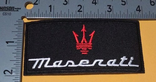 Maserati embroidered iron sew - embroidered, iron/sew