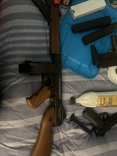 Airsoft thompson full semi - airsoft, full/semi