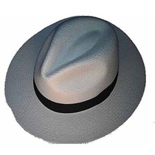 Véritable Equateur Barranco Roulant Panama Fedora Chapeau Paille S M L XL 2XL
