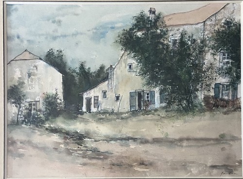Bernard gantner aquarelle la - gantner,, aquarelle,