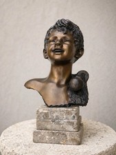 Grand buste bronze - buste,