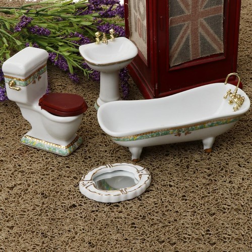 4pcs porcelaine blanche