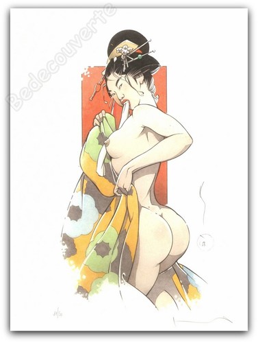 Affiche michetz geisha - affiche,