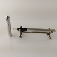 Stylo plume Senator Iridium Point plume moyenne aluminium mat garniture chrom...