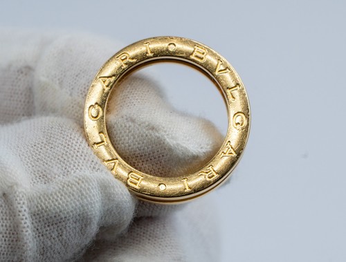 Bvlgari zero ring band - b, 18k