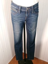 Pantalon jean taille basse bleu délavé stretch Levis skinny demi curve W28 38