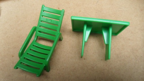 Playmobil lot table verte - verte, +