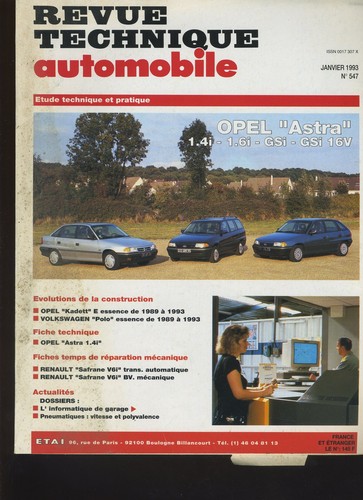 Revue technique automobile - technique,