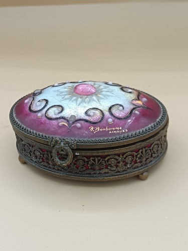 Boîte bijoux émaux de - boîte,