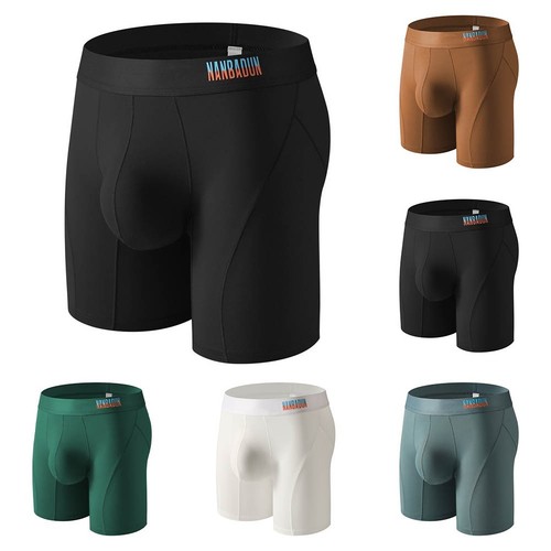Boxer homme respirant jambe